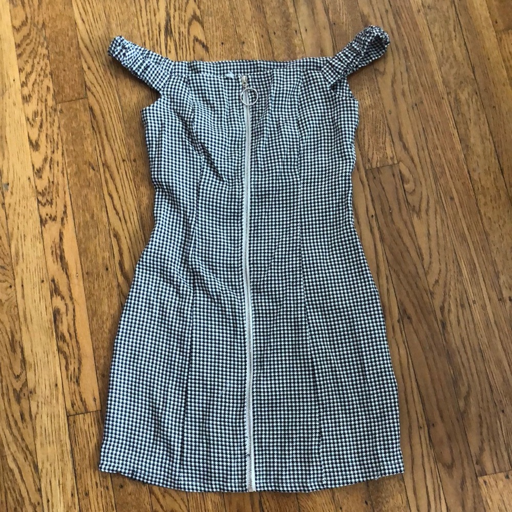 Dolls Kills houndstooth mini dress